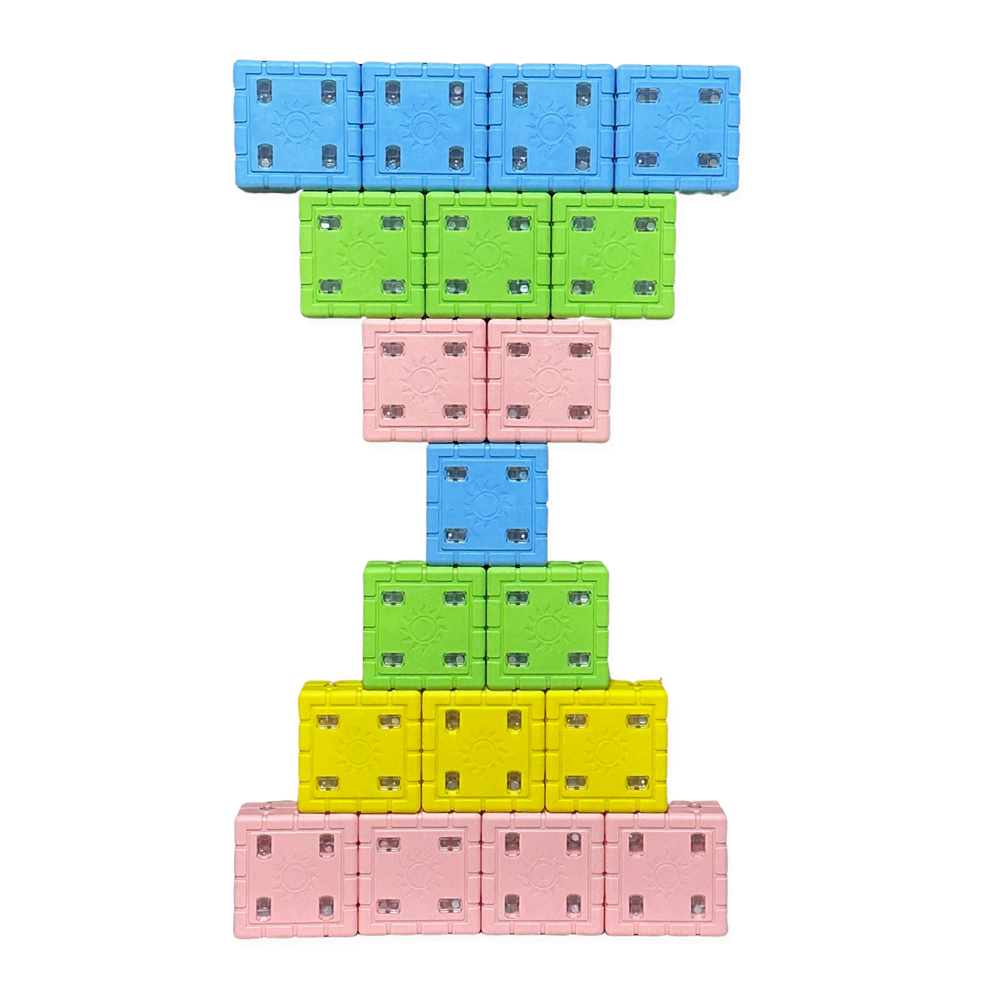 소프트 회전자석벽돌블럭 M (9cm )48p