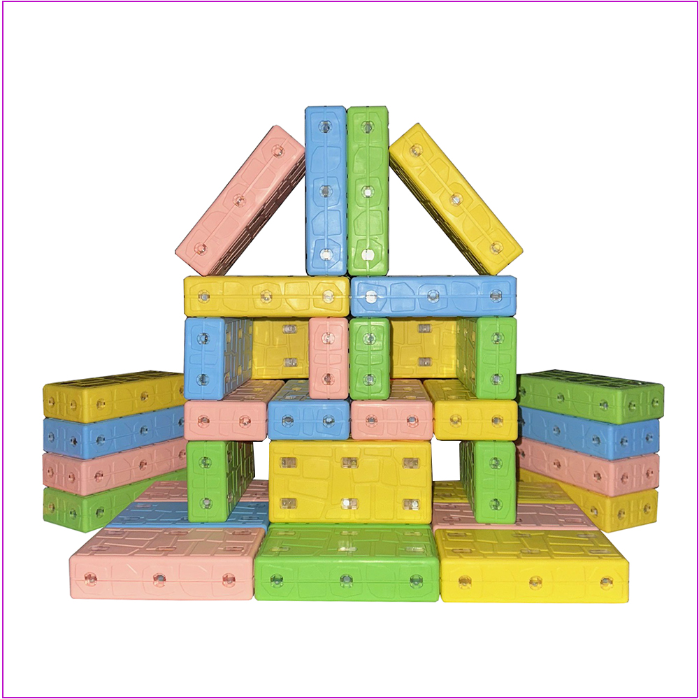 소프트 자석벽돌(돌담16cm)(48p)